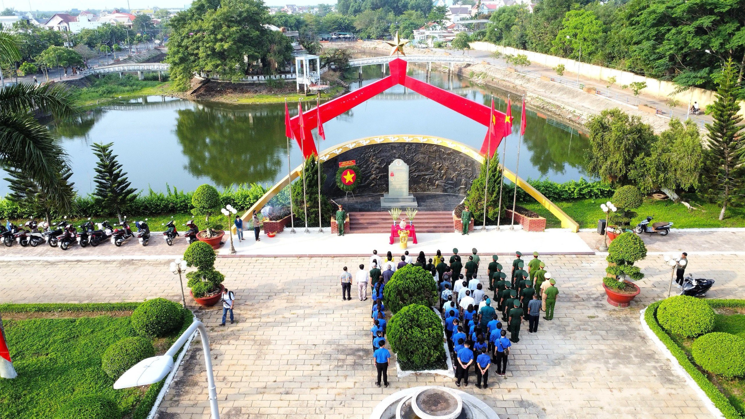 Bia chiến thắng yếu khu quân sự Trảng Bom